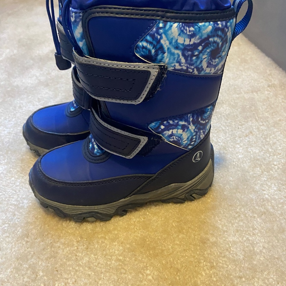 Boys Lands End Blue Snow Boots